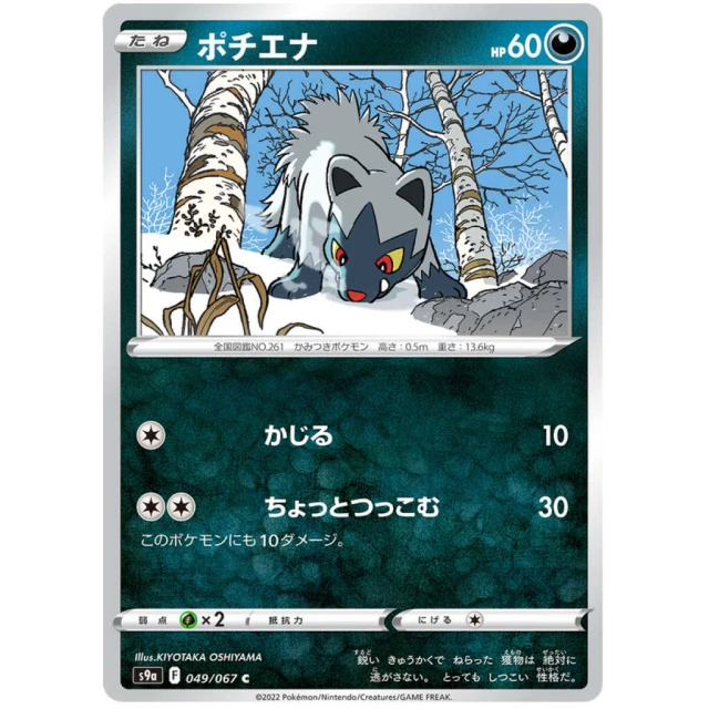 Poochyena #49 - Battle Region S9A Pokemon Card Japanese