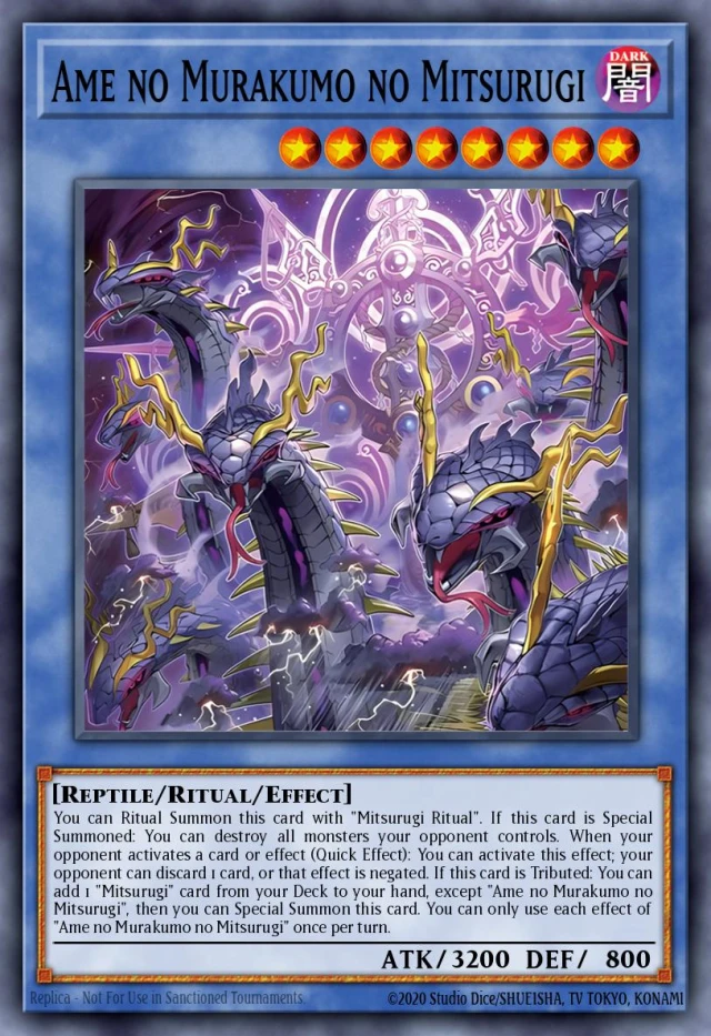 Ame no Murakumo no Mitsurugi SUDA-JP092 - Supreme Darkness Yu-Gi-Oh Card Japanese