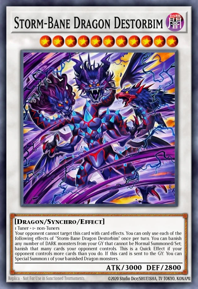 Storm-Bane Dragon Destorbim BPRO-JP089 - Burst Protocol Yu-Gi-Oh Card Japanese