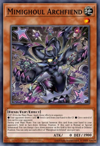 Mimighoul Archfiend INFO-JP093 - Infinite Forbidden Yu-Gi-Oh Card Japanese