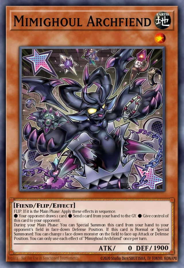 Mimighoul Archfiend INFO-JP093 - Infinite Forbidden Yu-Gi-Oh Card Japanese
