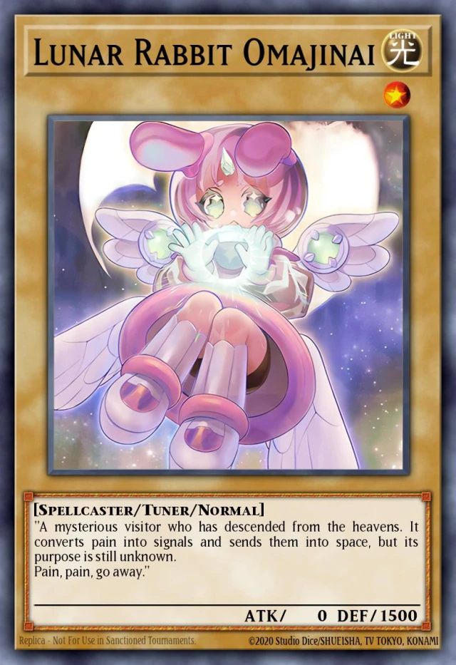 Lunar Rabbit Omajinai DOOD-JP097 - Doom of Dimensions Yu-Gi-Oh Card Japanese