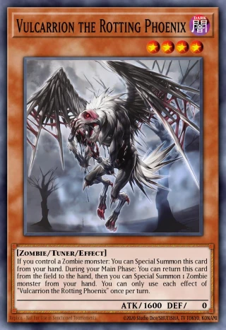 Vulcarrion the Rotting Phoenix SUDA-JP082 - Supreme Darkness Yu-Gi-Oh Card Japanese