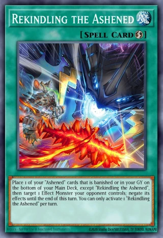 Rekindling the Ashened LEDE-JP094 - Legacy of Destruction Yu-Gi-Oh Card Japanese