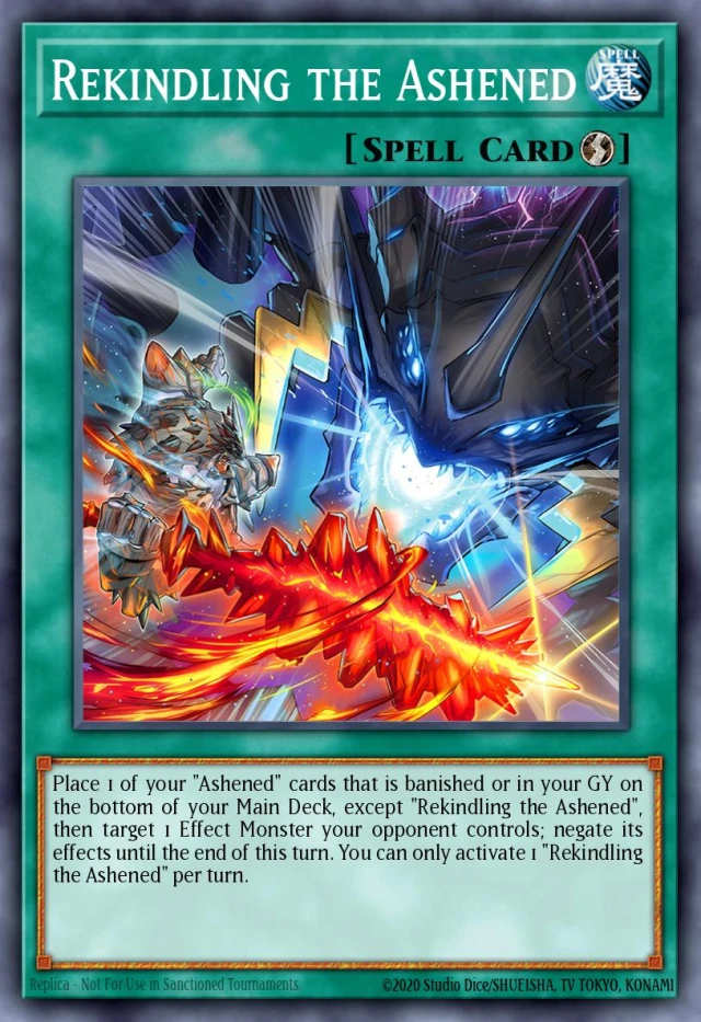 Rekindling the Ashened LEDE-JP094 - Legacy of Destruction Yu-Gi-Oh Card Japanese
