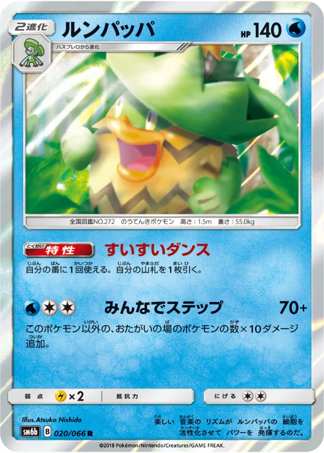 Ludicolo #20 - Champion Road SM6B Pokemon Card Japanese