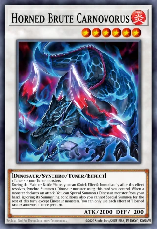 Horned Brute Carnovorus DOOD-JP098 - Doom of Dimensions Yu-Gi-Oh Card Japanese