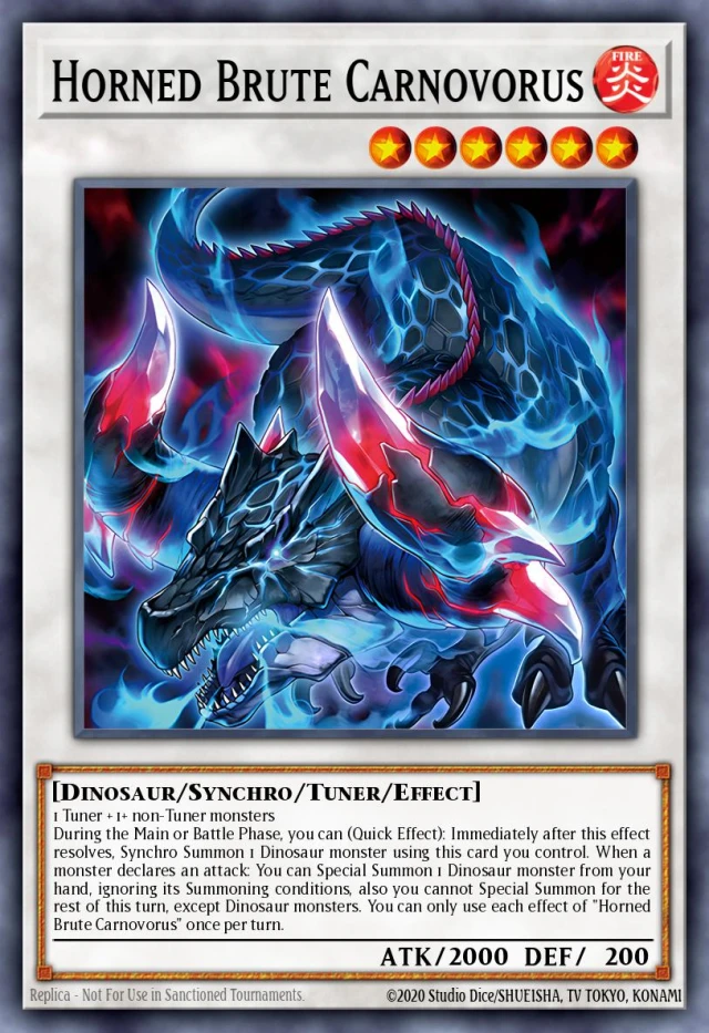 Horned Brute Carnovorus DOOD-JP098 - Doom of Dimensions Yu-Gi-Oh Card Japanese