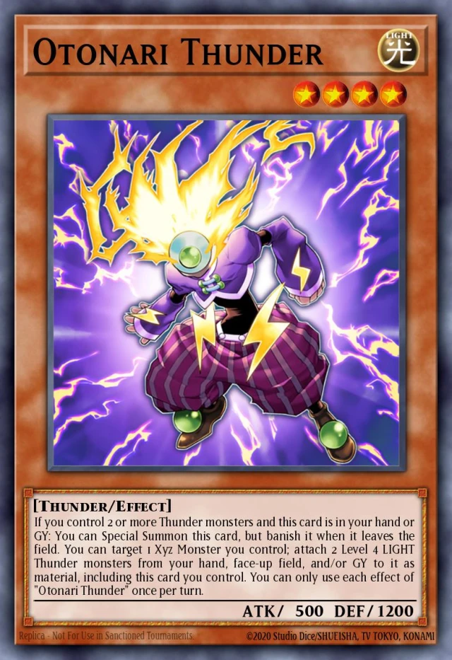 Otonari Thunder SUDA-JP098 - Supreme Darkness Yu-Gi-Oh Card Japanese