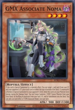 GMX Associate Noma BPRO-JP092 - Burst Protocol Yu-Gi-Oh Card Japanese