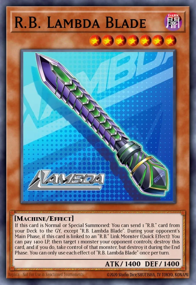 R.B. Lambda Blade DOOD-JP091 - Doom of Dimensions Yu-Gi-Oh Card Japanese