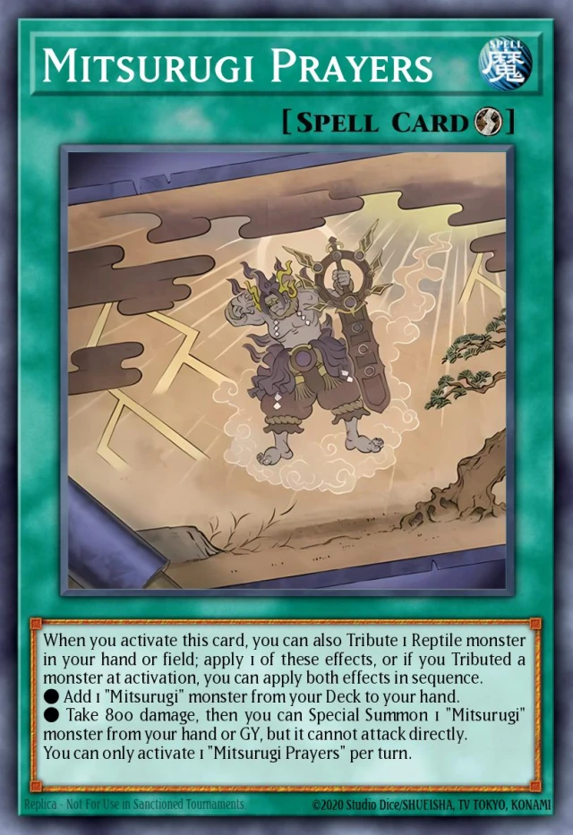 Mitsurugi Prayers SUDA-JP094 - Supreme Darkness Yu-Gi-Oh Card Japanese