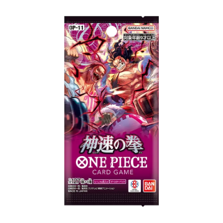 OP-11 A Fist of Divine Speed booster box ONE PIECE CARD GAME