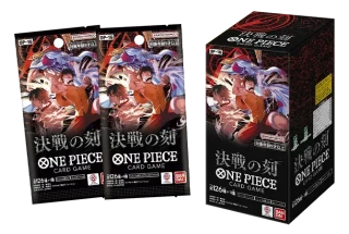 Official Japanese OP-16 product feature image showing the Kessen no Toki booster