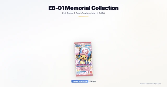 EB-01 ONE PIECE CARD GAME Memorial Collection booster box featured image