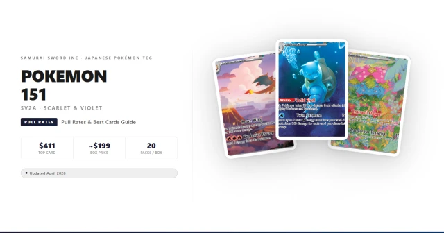 SV2A Pokemon 151 booster box with Charizard ex SAR and Gen 1 starter SAR trio