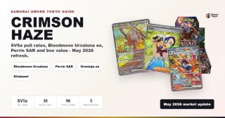 Guide des taux de pull et des meilleures cartes de Crimson Haze SV5a