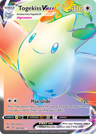 Togekiss VMAX 레인보우 하이퍼 레어 from S3a Legendary Heartbeat