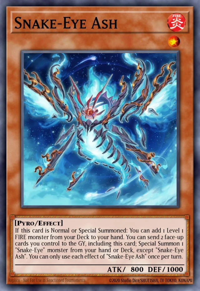 Snake-Eye Ash Quarter Century Secret Rare from INFO Infinite Forbidden