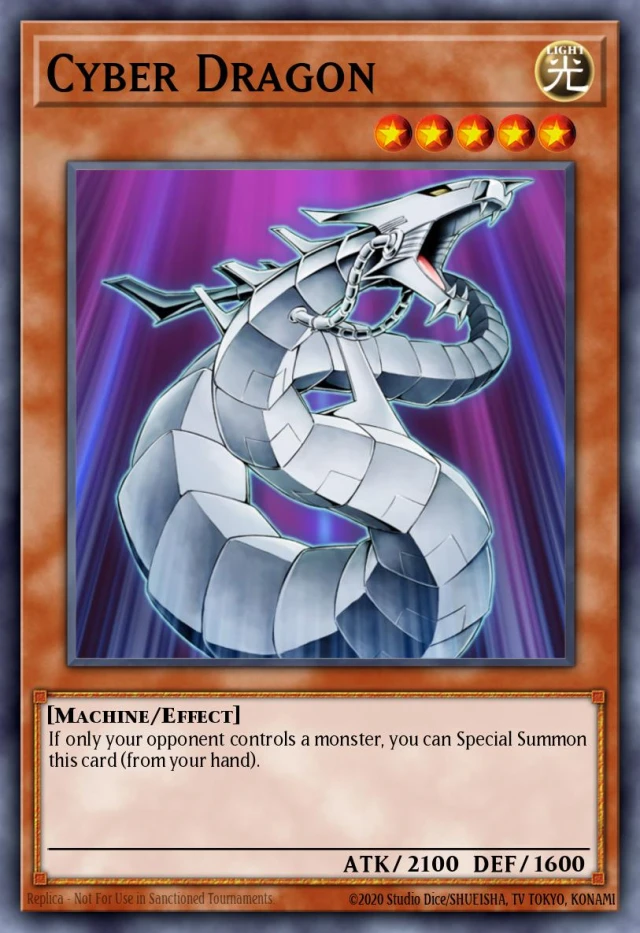 Cyber Dragon Secret Rare from CORI Chaos Origins
