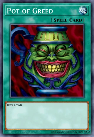 Pot of Greed Ultra Rare from BLZD Blazing Dominion