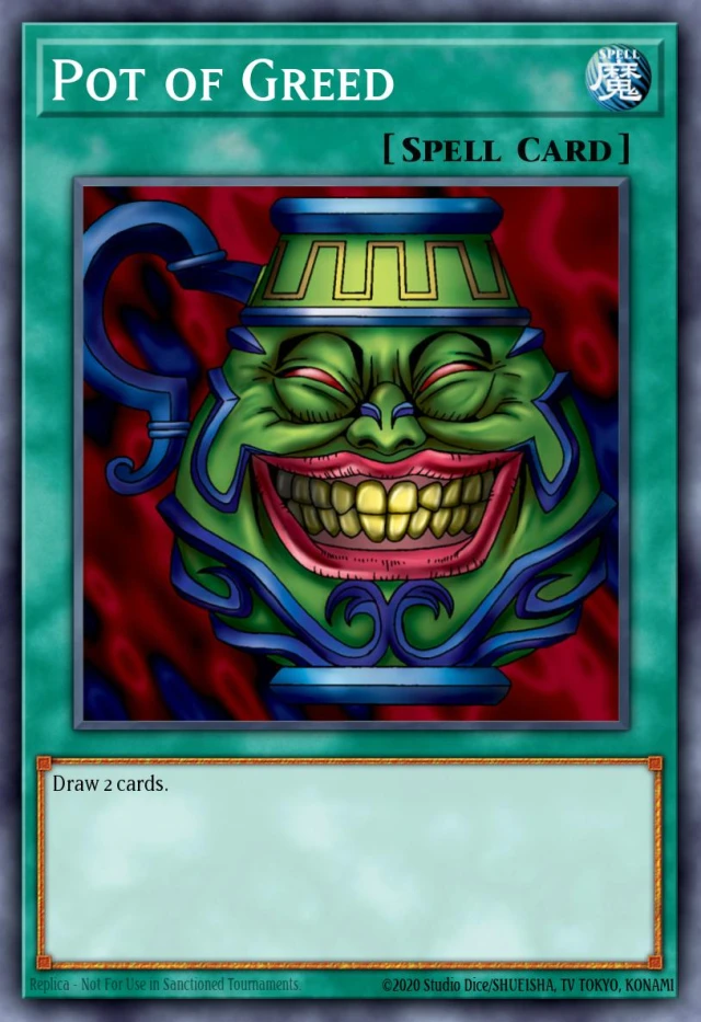Pot of Greed Ultra Rare from BLZD Blazing Dominion