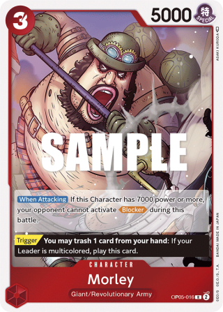 Nami R-SP Special Art Parallel card from OP-05