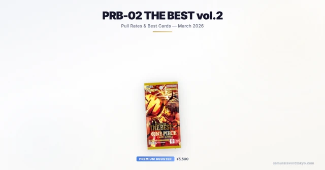 PRB-02 ONE PIECE CARD THE BEST vol.2 booster box featured image