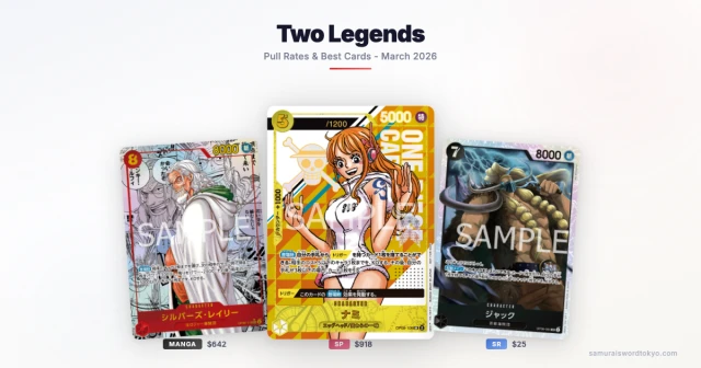 OP-08 Two Legends best cards featuring Silvers Rayleigh Manga Rare, Nami SP, and Jack