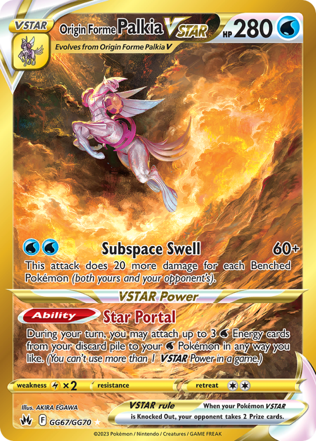 Origin Forme Palkia VSTAR from S12A VSTAR Universe