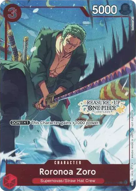 PSA10 Roronoa Zoro SR [ST01-013] [EN](Treasure Cup Top 8) PSA 10
