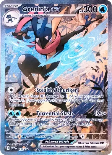 PSA10 Greninja ex P [SVP EN 132](Scarlet & Violet 