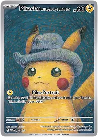 PSA10 Pikachu with Grey Felt Hat: PROMO [SVP EN 085](SVP EN Promotional cards “Van gogh exhibition” )[English Ver.]