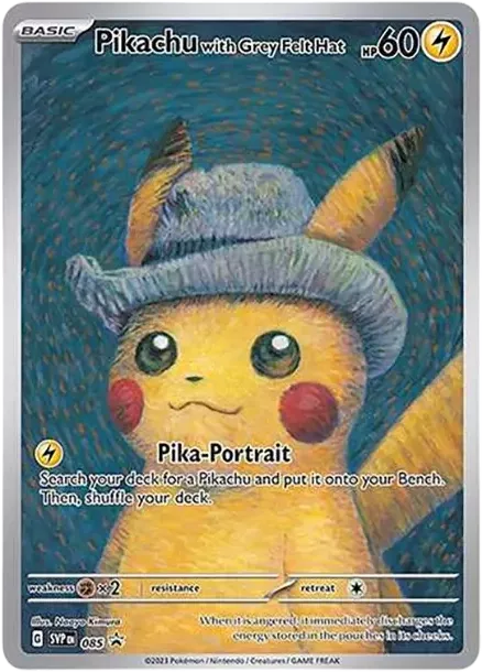 PSA10 Pikachu with Grey Felt Hat: PROMO [SVP EN 085](SVP EN Promotional cards “Van gogh exhibition” )[English Ver.] PSA 10