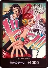 PSA10 DON!! Card : Ado & Uta (Promotional Card "ONE PIECE DAY'24 Visitor Benefits") PSA 10